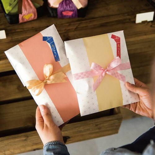 格子サテンリボン−4/ベージュ 1巻×5