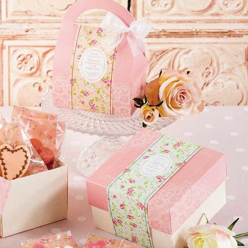 掛け紙/リトルフラワーブルー−2 50枚×2