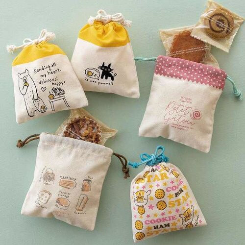 グラットンベア巾着バッグ−S 10枚×2