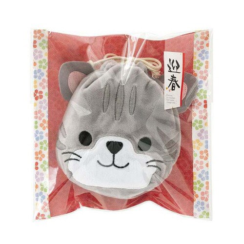 サバトラネコ巾着バッグ−S 10枚