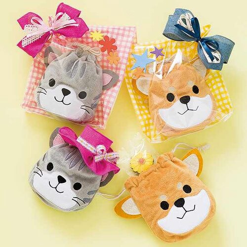 サバトラネコ巾着バッグ−S 10枚