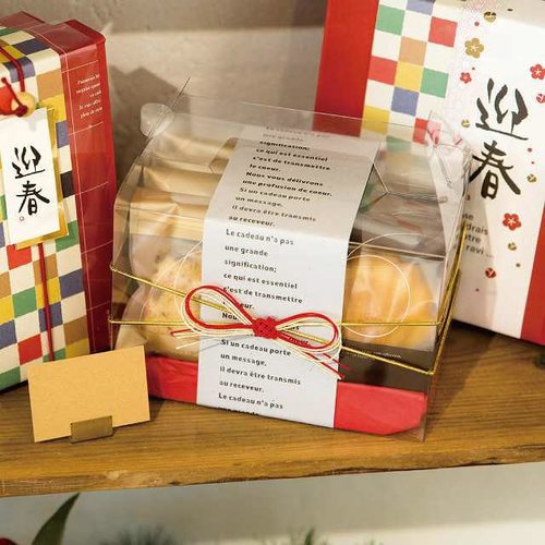 水引アレンジゴムタッグ−3/リボン 10個×2