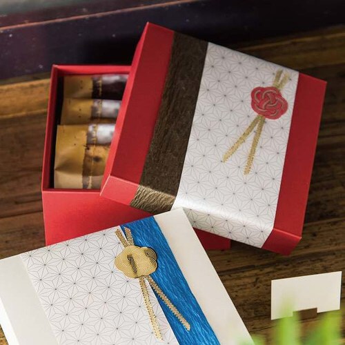 水引梅結びデザインロールシール−1 500枚×2