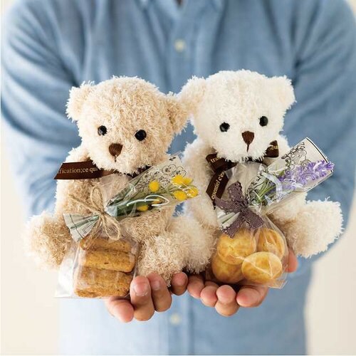 抱きつきアニマル/くまのバニラ−S 4個