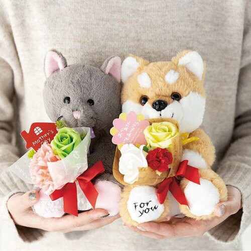 抱きつきアニマル/まめ柴のマメ−S 4個