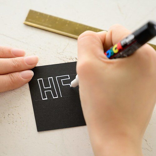 無地カード/ブラック−3 100枚×5