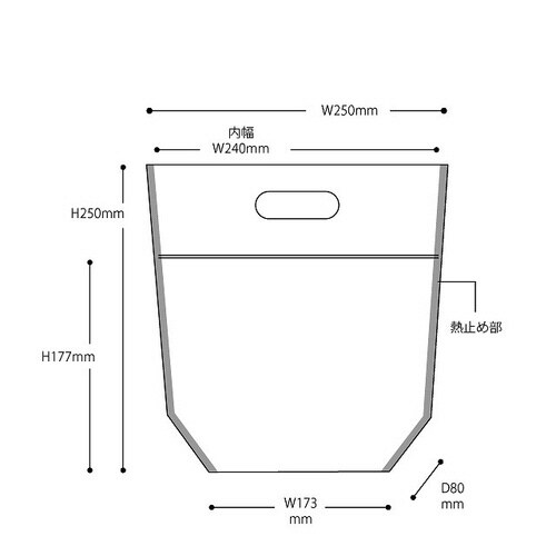 無地ジップ付バッグ−S 30枚×2