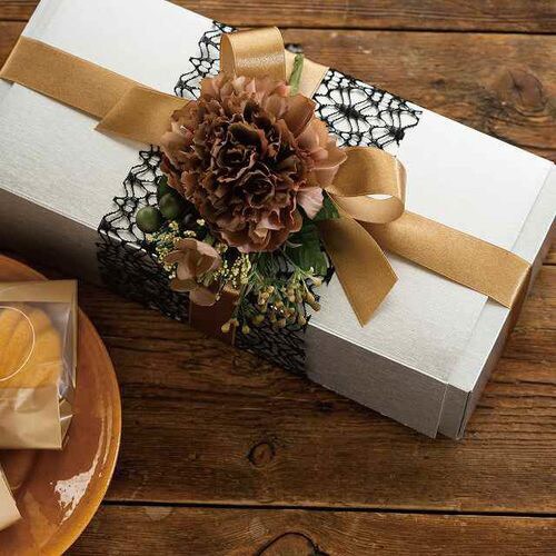 無地シルバーギフトボックス−S 10枚