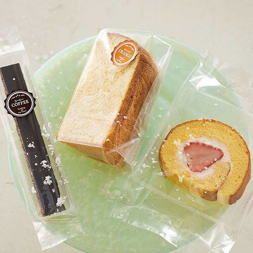 無地スイーツパック/クリア−21冷凍可100枚×2