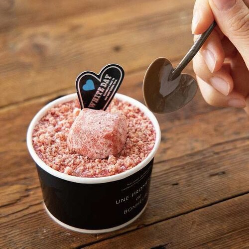 無地ハートスプーン−2/ブラウン 100本×3