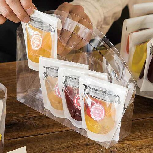 無地ハンドルPETクリアBOX−1 10枚×2