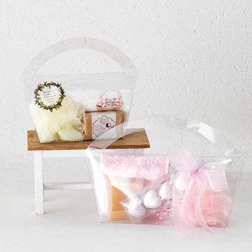 無地ハンドルPETクリアBOX−2 10枚×2