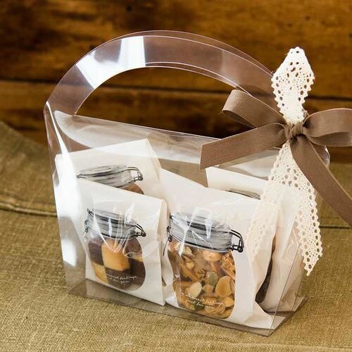 無地ハンドルPETクリアBOX−2 10枚×2