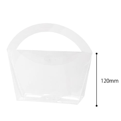 無地ハンドルPETクリアBOX−2 10枚×2