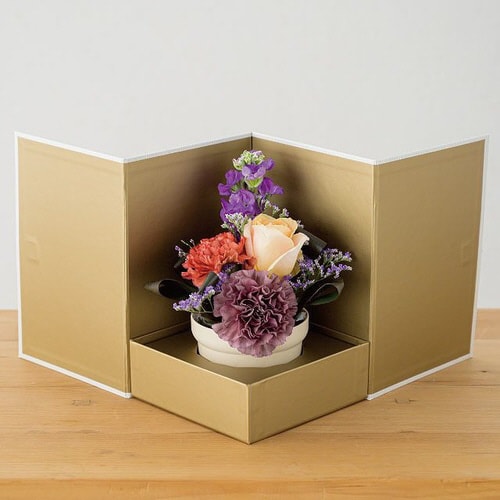 無地バンブーポット−S/ベージュ 10個×3