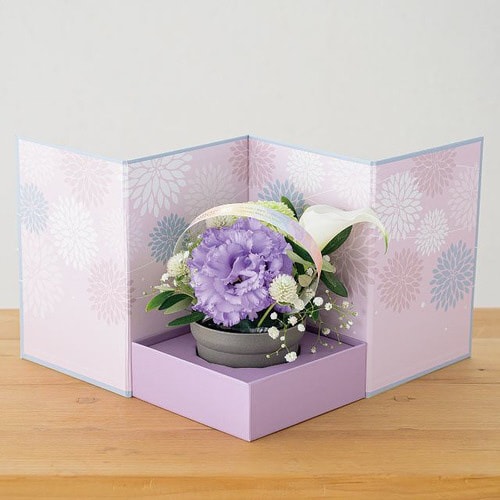 無地バンブーポット−S/ダークグレイ 10個×3