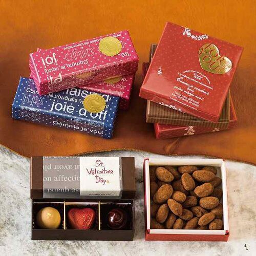 無地ブラウンショコラBOX−3 10個×2