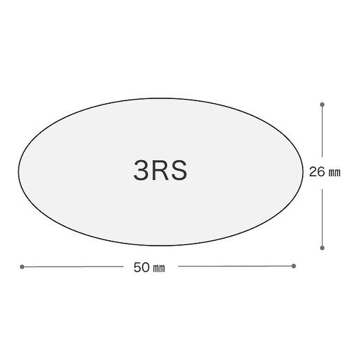 無地マットシルバーロールシール−3 500枚×3