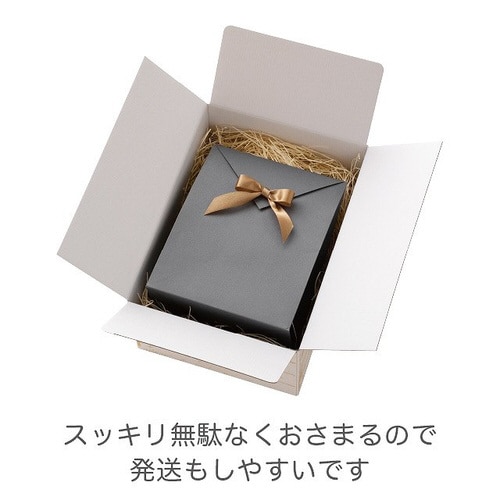 無地リボン付ペーパーバッグ3/チャコール ×20