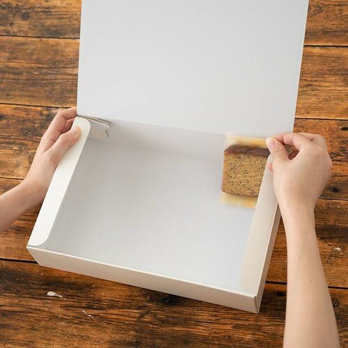 無地ワンタッチギフトBOX/オフホワイト−S20枚