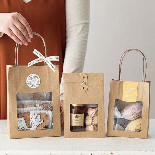 無地玉紐付ギフトバッグ−3 20枚