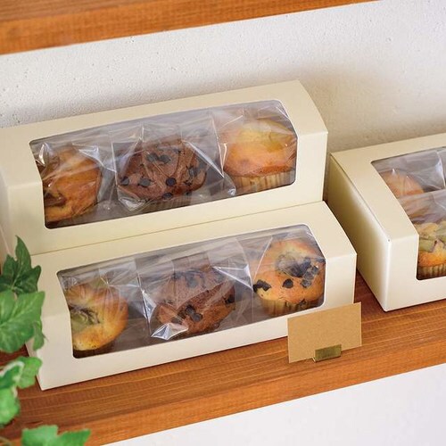 無地窓付ギフトボックス/アイボリー−SW10枚×2