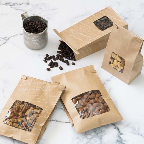 無地窓付角底袋/ワイヤー付−11 50枚