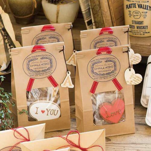 無地窓付角底袋/ワイヤー付−9 50枚