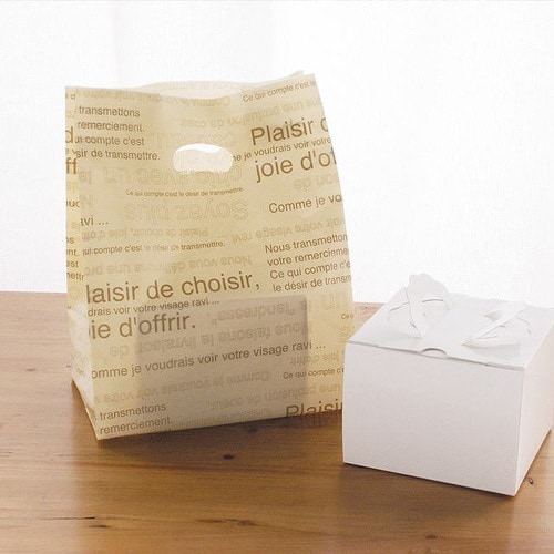 カフェオレガゼットバッグ−S 100枚×2