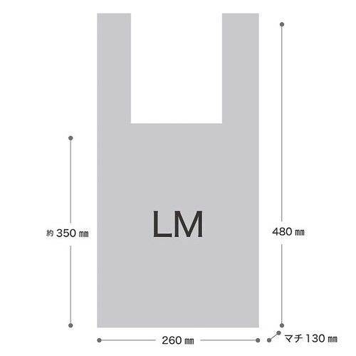 サトウキビレジバッグ/バイオマス30%−LM×5