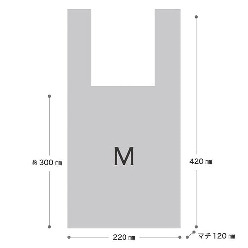 サトウキビレジバッグ/バイオマス30%−M×5