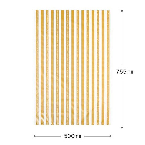 ゴールドストライプギフトバッグ−L 20枚×2