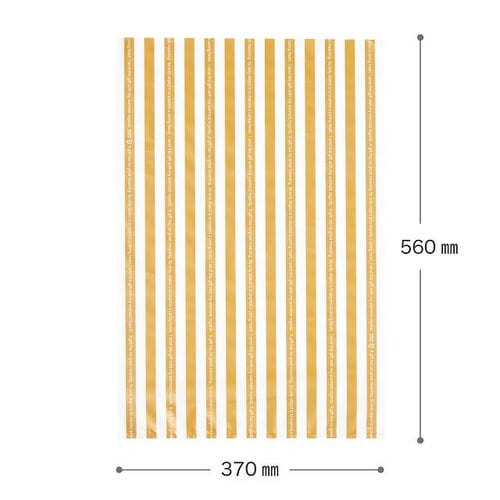 ゴールドストライプギフトバッグ−M 30枚×2