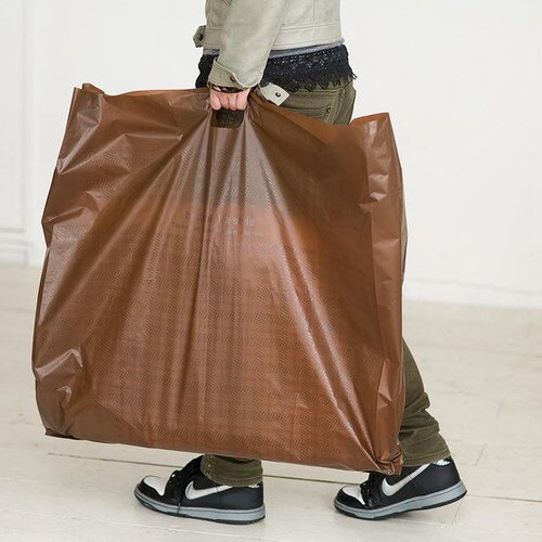 ブラウンチェックPEバッグ−2 50枚