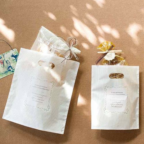 ミントストライプPEバッグ−5 100枚×2