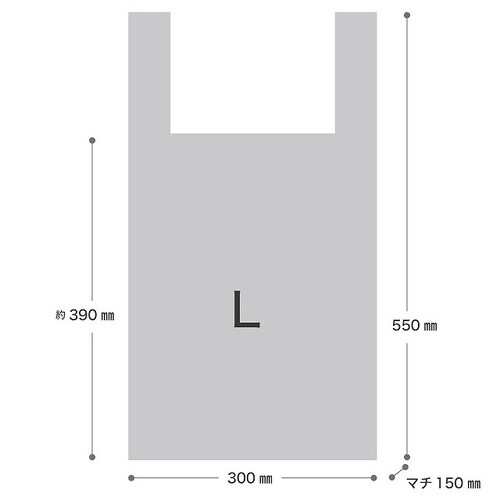 ラブリーフラワーレジバッグ−L 100枚×2