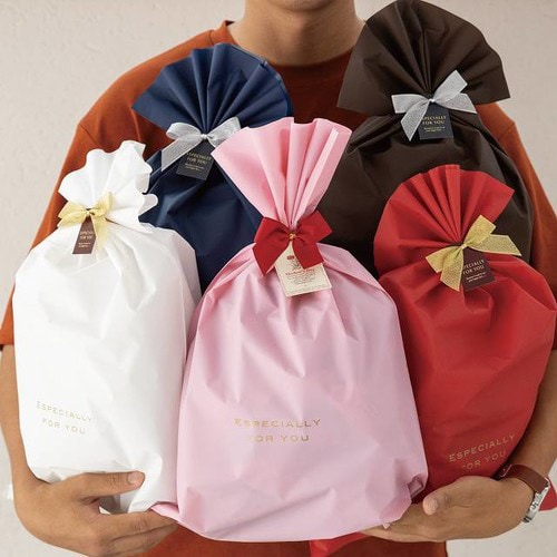 梨地バッグブラウン−L 30枚×2