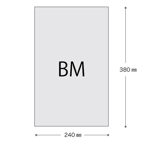 梨地バッグホワイト−M 50枚×2