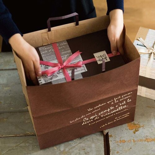 BKFブラウンペーパーバッグ−L 50枚