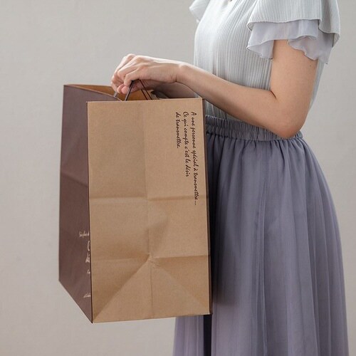 BKFブラウンペーパーバッグ−L 50枚