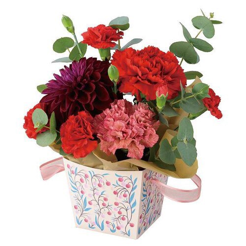 アンティークフラワーペーパーバッグ−4S10枚×2