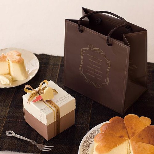 エレガントブラウンペーパーバッグ−4 10枚×2