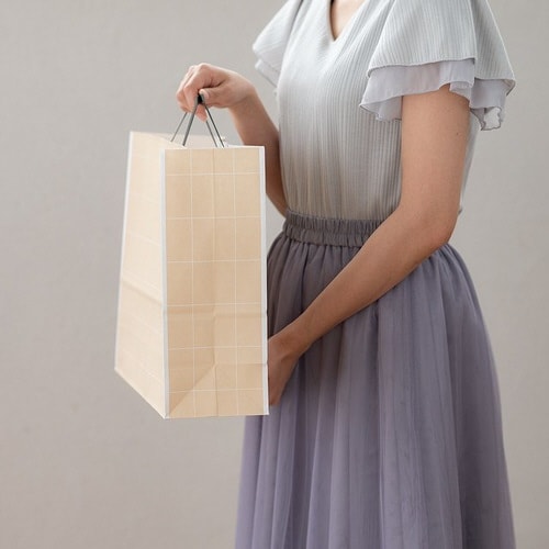 シンプルスクエアペーパーバッグ−1 50枚