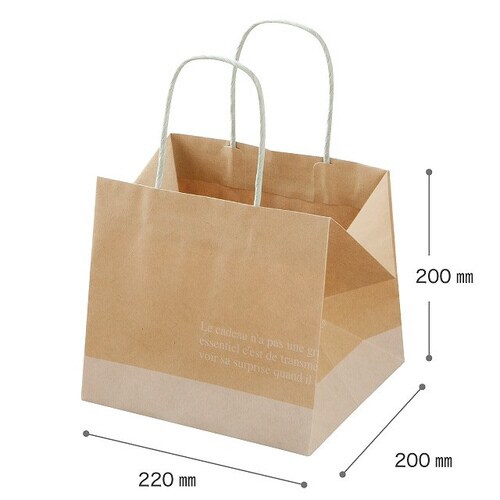 フレンチクラフトペーパーバッグ−4 10枚×2