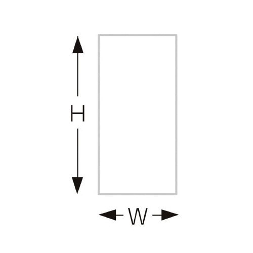 ギフトバッグ 平袋 リブル 50×240mm