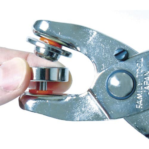 TRUSCO 両面ハトメパンチ プライヤー型