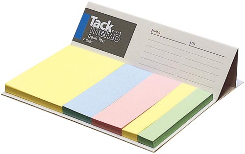 タックメモ デスクトップタイプ 3サイズ4色