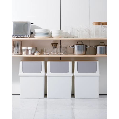 シールズトラシュビン17ワイド ホワイト(ゴミ箱)