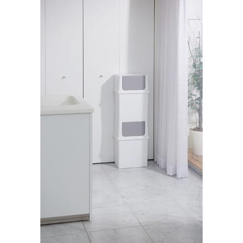 シールズトラシュビン17ワイド ホワイト(ゴミ箱)