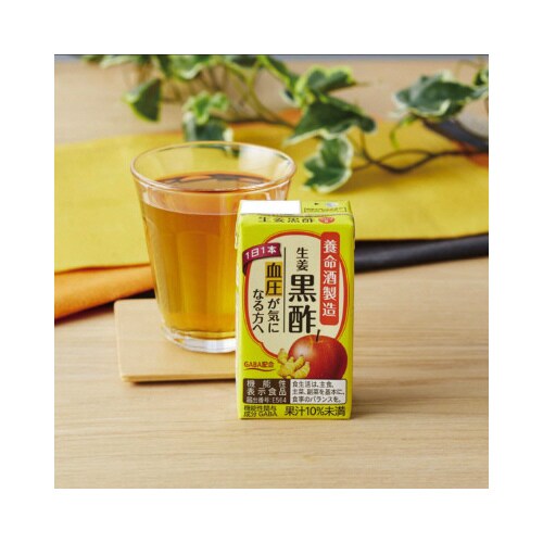 養命酒製造 生姜黒酢GABA配合 125ml×18